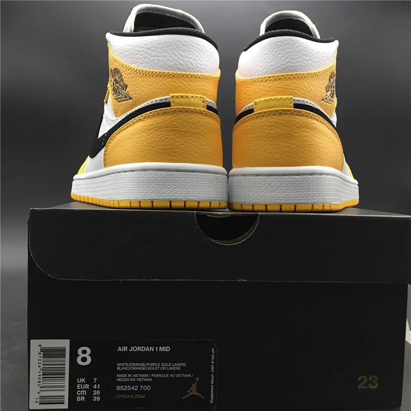 Air Jordan 1 Mid 2019 Lakers Yellow Purple For Sale Release Date 852542 700 (12) - www.kitistry.com Air Jordan 1 Mid 2019 Lakers Yellow Purple For Sale Release Date 852542 700 (12) - www.kitistry.com