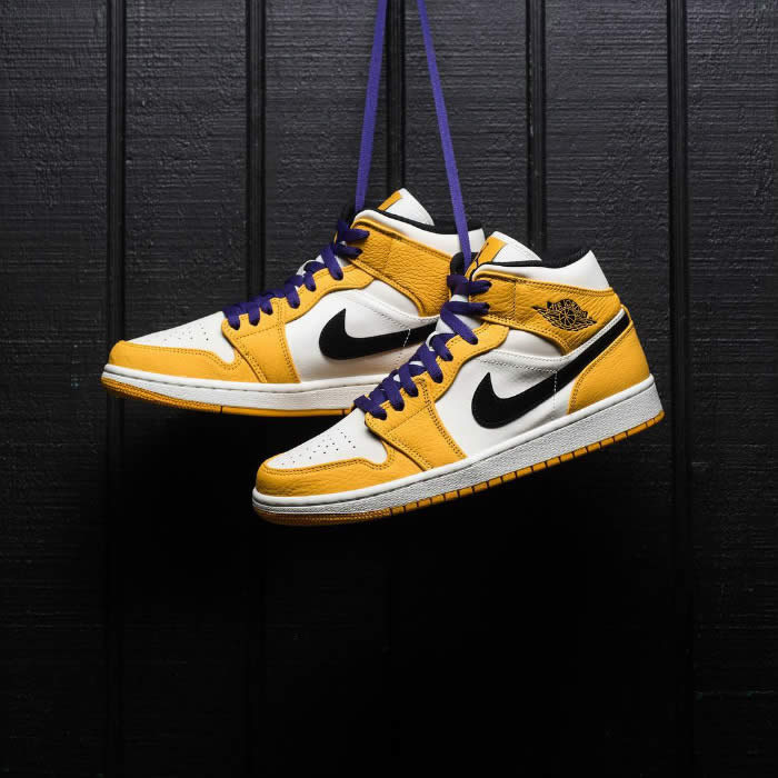 Air Jordan 1 Mid 2019 Lakers Yellow Purple For Sale Release Date 852542 700 (17) - www.kitistry.com Air Jordan 1 Mid 2019 Lakers Yellow Purple For Sale Release Date 852542 700 (17) - www.kitistry.com