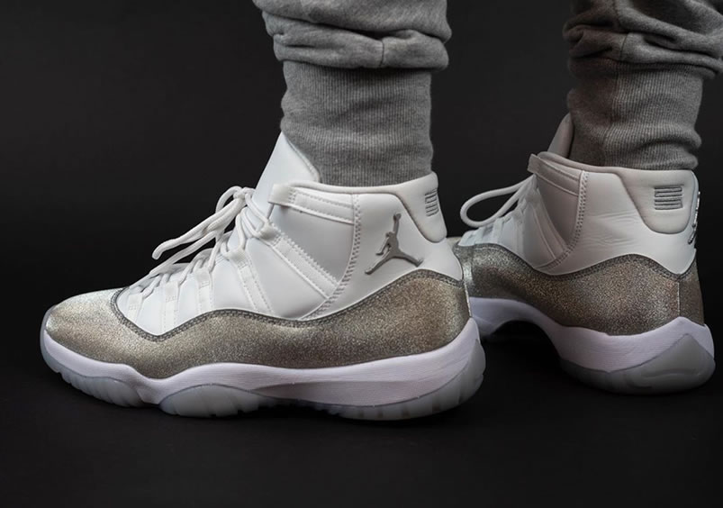 Air Jordan 11 Retro Wmns Metallic Silver Vast Grey On Feet Ar0715 100 (2) - www.kitistry.com Air Jordan 11 Retro Wmns Metallic Silver Vast Grey On Feet Ar0715 100 (2) - www.kitistry.com