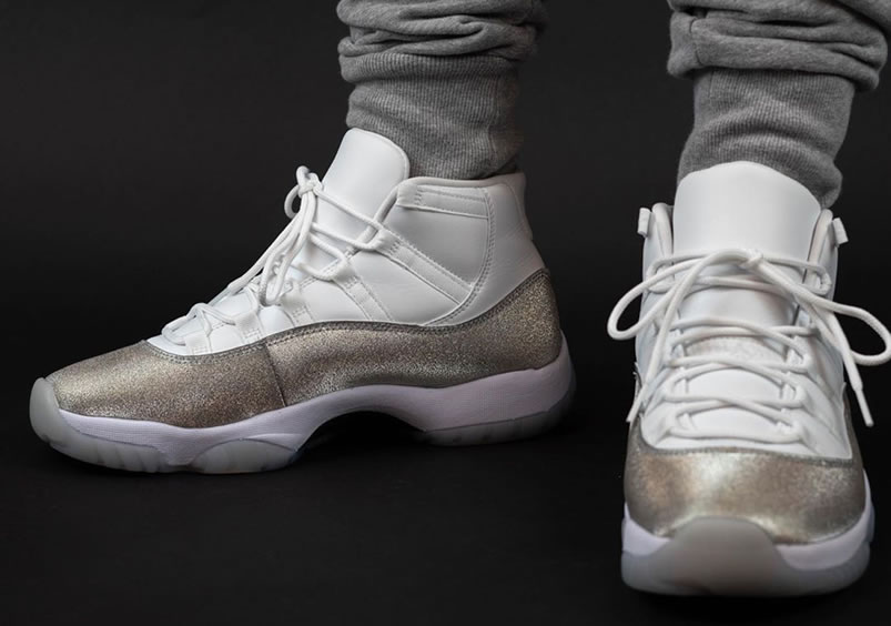 Air Jordan 11 Retro Wmns Metallic Silver Vast Grey On Feet Ar0715 100 (3) - www.kitistry.com Air Jordan 11 Retro Wmns Metallic Silver Vast Grey On Feet Ar0715 100 (3) - www.kitistry.com