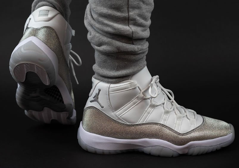 Air Jordan 11 Retro Wmns Metallic Silver Vast Grey On Feet Ar0715 100 (4) - www.kitistry.com Air Jordan 11 Retro Wmns Metallic Silver Vast Grey On Feet Ar0715 100 (4) - www.kitistry.com
