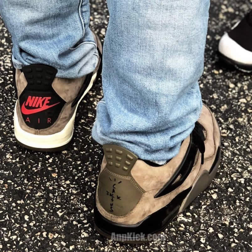 Travis Scott Olive Air Jordan 4 On Feet (2) - www.kitistry.com Travis Scott Olive Air Jordan 4 On Feet (2) - www.kitistry.com