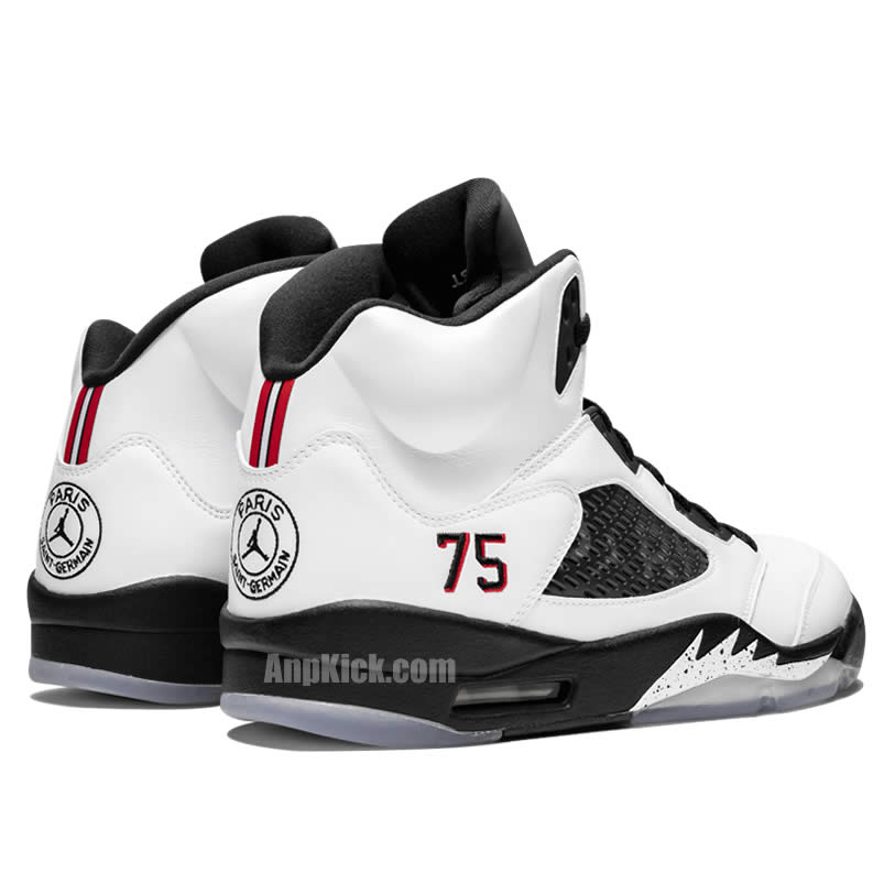 Air Jordan 5 Paris Saint Germain Friends Family Psg White Av9175 101 (4) - www.kitistry.com