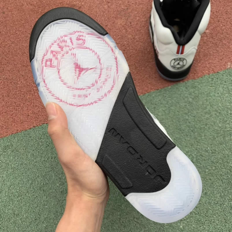 Air Jordan 5 Paris Saint Germain Friends Family Psg White Av9175 101 Detail Pics (10) - www.kitistry.com