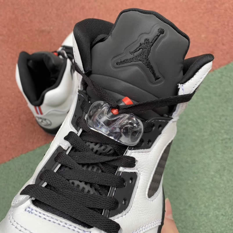 Air Jordan 5 Paris Saint Germain Friends Family Psg White Av9175 101 Detail Pics (12) - www.kitistry.com