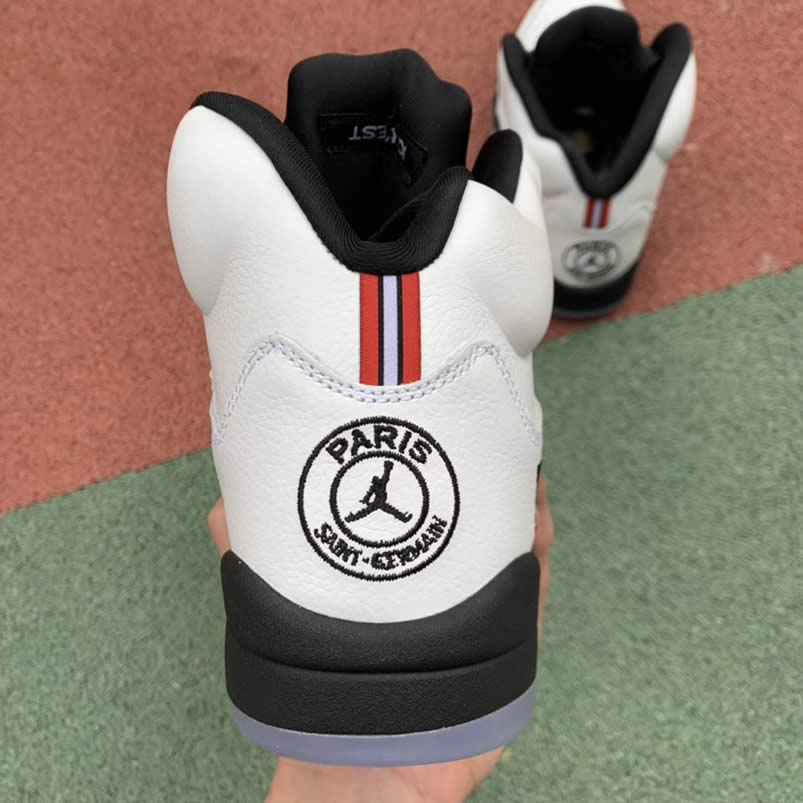 Air Jordan 5 Paris Saint Germain Friends Family Psg White Av9175 101 Detail Pics (8) - www.kitistry.com