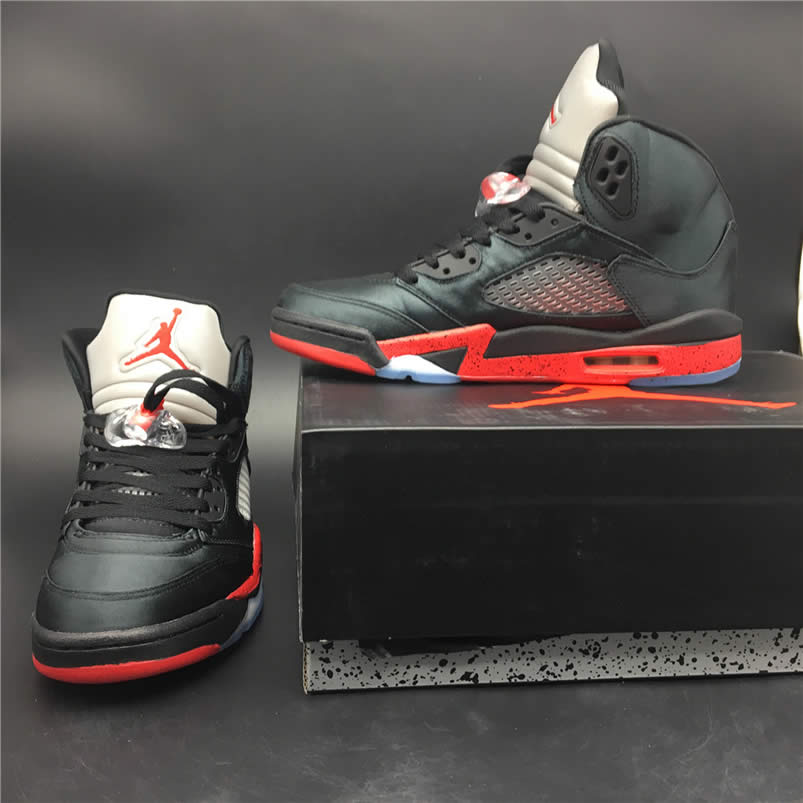Air Jordan 5 Satin Bred Black University Red For Sale On Feet Outfit 136027 006 (11) - www.kitistry.com Air Jordan 5 Satin Bred Black University Red For Sale On Feet Outfit 136027 006 (11) - www.kitistry.com