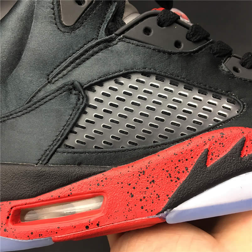 Air Jordan 5 Satin Bred Black University Red For Sale On Feet Outfit 136027 006 (4) - www.kitistry.com Air Jordan 5 Satin Bred Black University Red For Sale On Feet Outfit 136027 006 (4) - www.kitistry.com