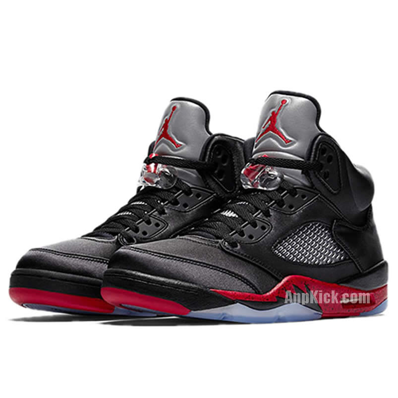 Air Jordan 5 Satin Bred Black University Red On Feet Outfit 136027 006 (3) - www.kitistry.com Air Jordan 5 Satin Bred Black University Red On Feet Outfit 136027 006 (3) - www.kitistry.com