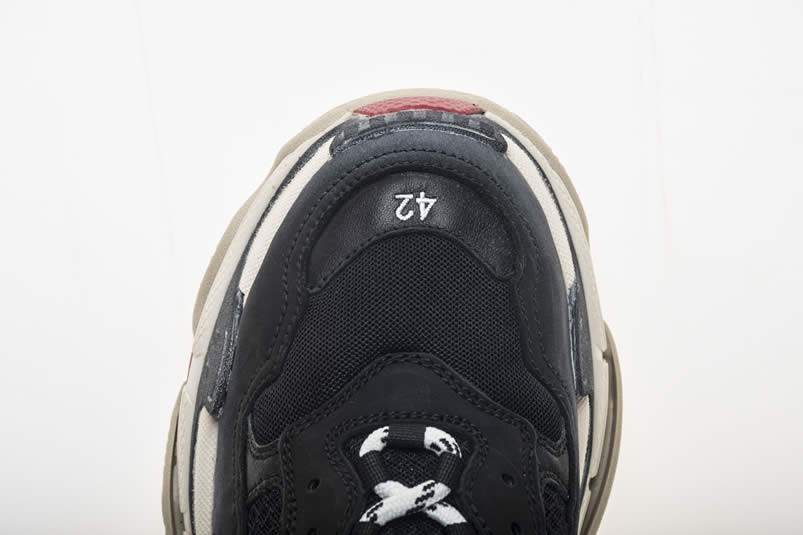 Balenciaga Triple S Sneakers Black Red Shoes 483513w06e1 1000 (14) - www.kitistry.com