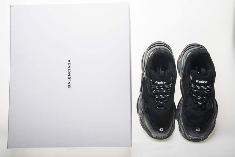 Balenciaga Triple S Sneakers Black Shoes 512176w09o1 1000 (35) - www.kitistry.com