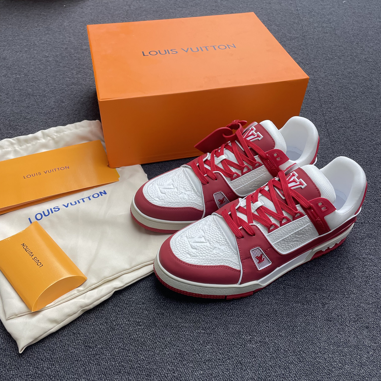 Louis Vuitton Trainer Red White 1a8pk6 (2) - www.kitistry.com