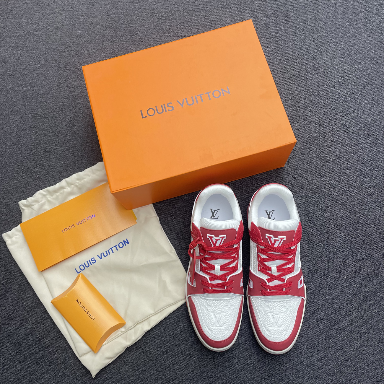 Louis Vuitton Trainer Red White 1a8pk6 (7) - www.kitistry.com