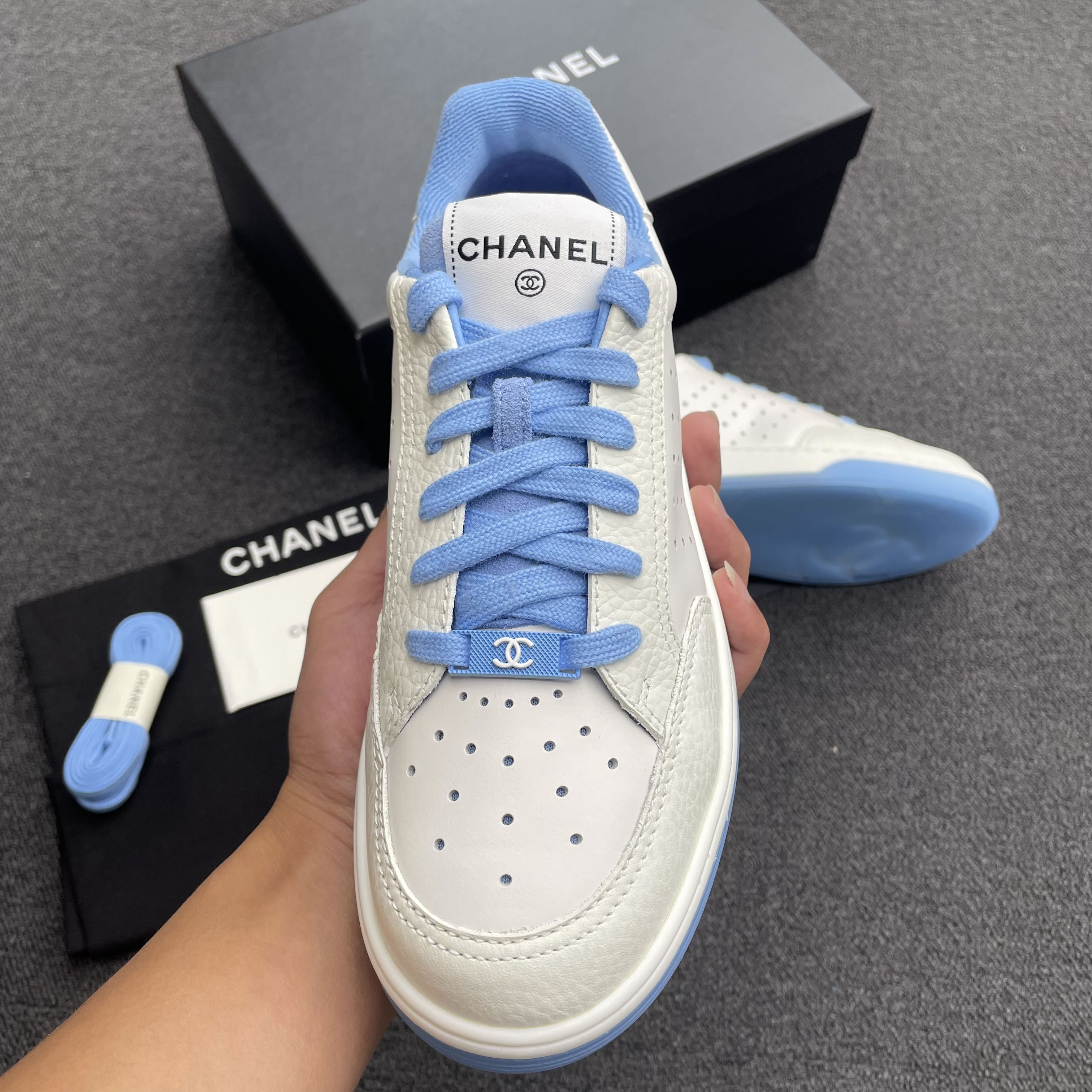 Chanel 22p Trainer White Black Burgundy Light Pink Blue (12) - www.kitistry.com Chanel 22p Trainer White Black Burgundy Light Pink Blue (12) - www.kitistry.com