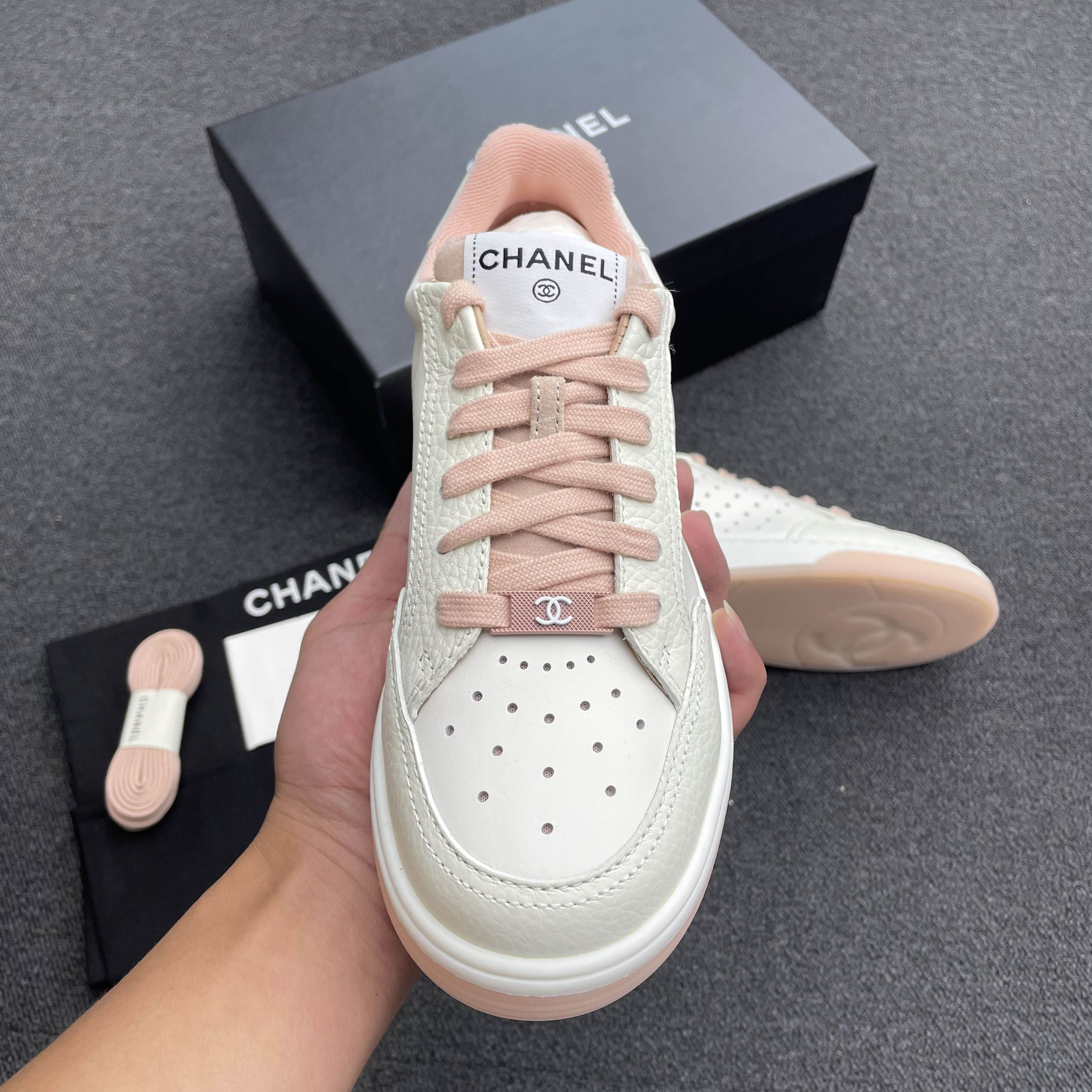 Chanel 22p Trainer White Black Burgundy Light Pink Blue (16) - www.kitistry.com Chanel 22p Trainer White Black Burgundy Light Pink Blue (16) - www.kitistry.com