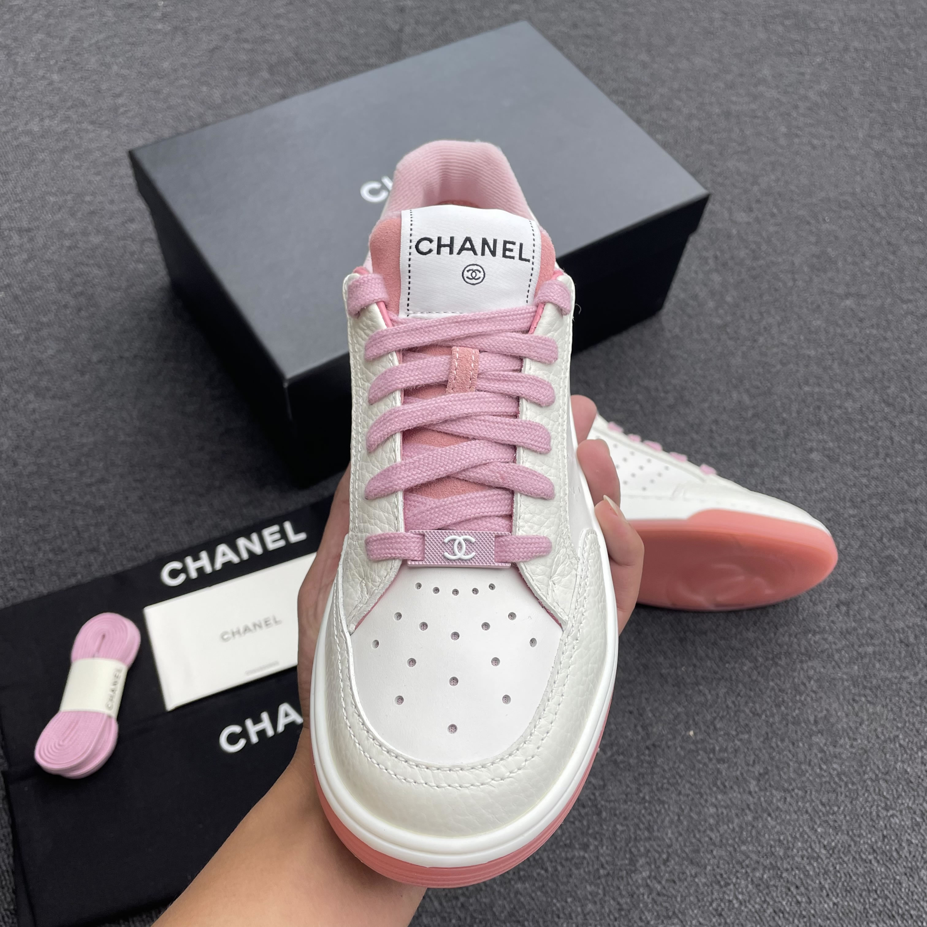 Chanel 22p Trainer White Black Burgundy Light Pink Blue (19) - www.kitistry.com Chanel 22p Trainer White Black Burgundy Light Pink Blue (19) - www.kitistry.com