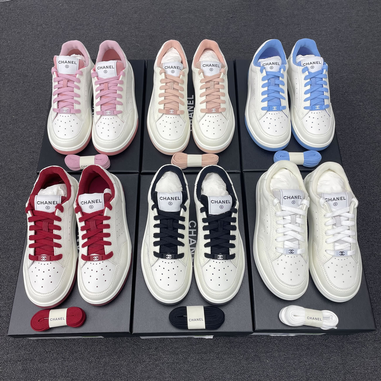 Chanel 22p Trainer White Black Burgundy Light Pink Blue (25) - www.kitistry.com Chanel 22p Trainer White Black Burgundy Light Pink Blue (25) - www.kitistry.com