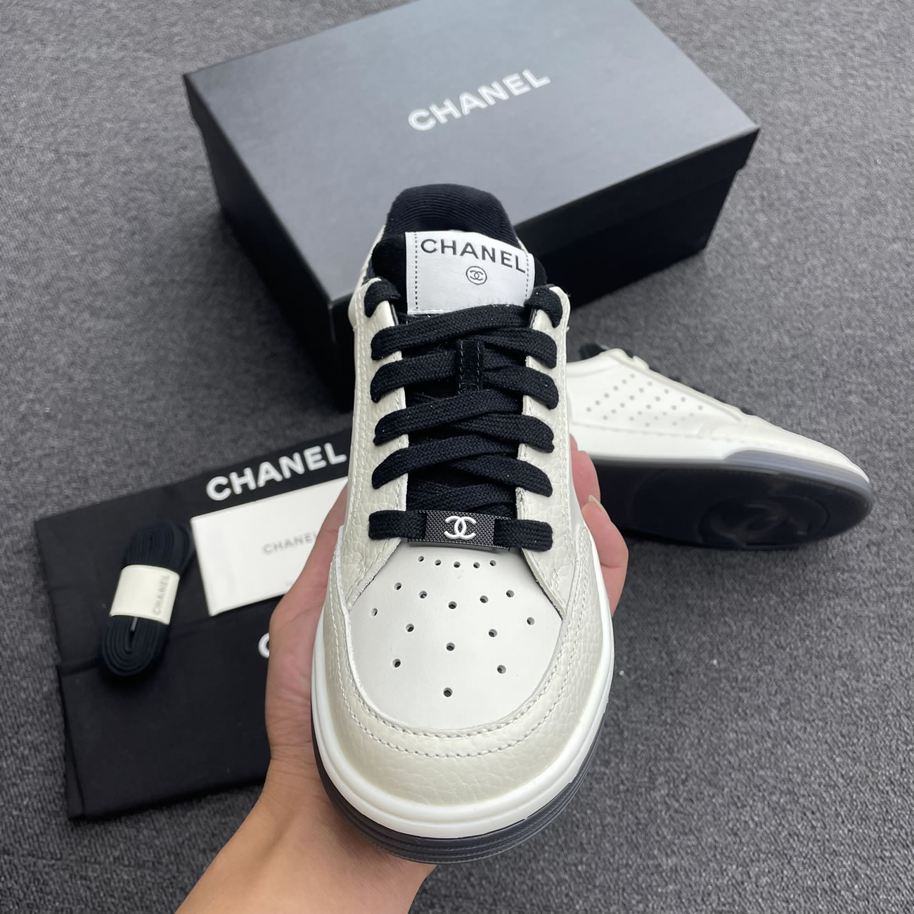 Chanel 22p Trainer White Black Burgundy Light Pink Blue (29) - www.kitistry.com Chanel 22p Trainer White Black Burgundy Light Pink Blue (29) - www.kitistry.com