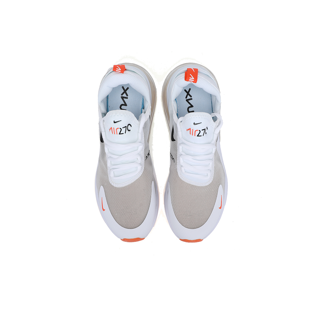Nike Air Max 270 White Orange (4) - www.kitistry.com