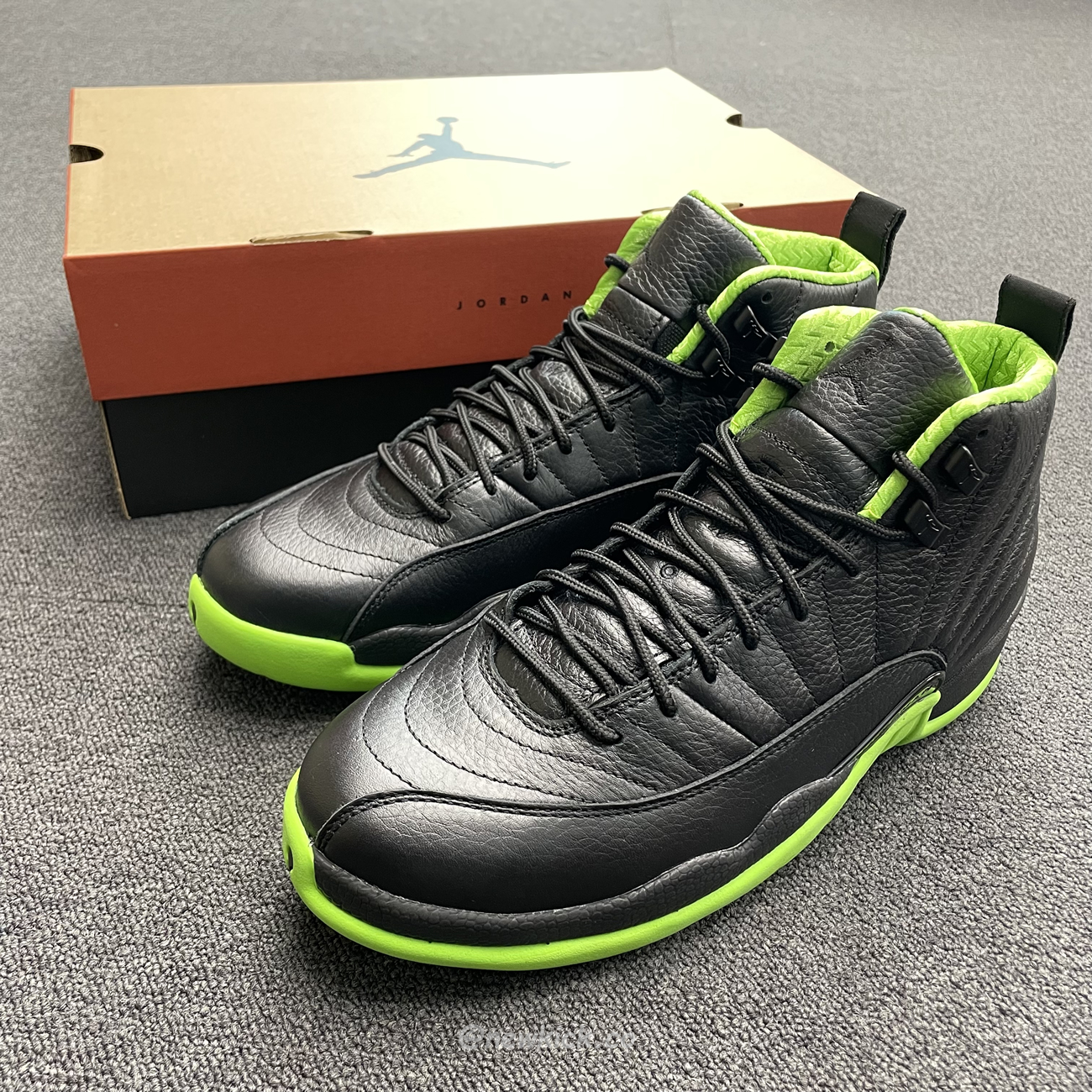Air Jordan 12 Retro Black Green 280days Of Flight (5) - www.kitistry.com