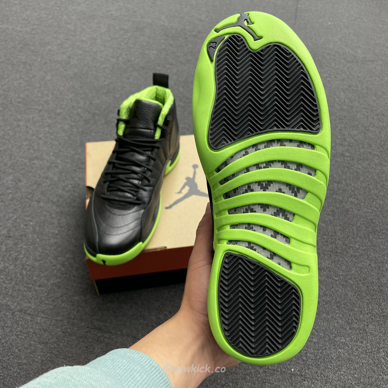 Air Jordan 12 Retro Black Green 280days Of Flight (8) - www.kitistry.com