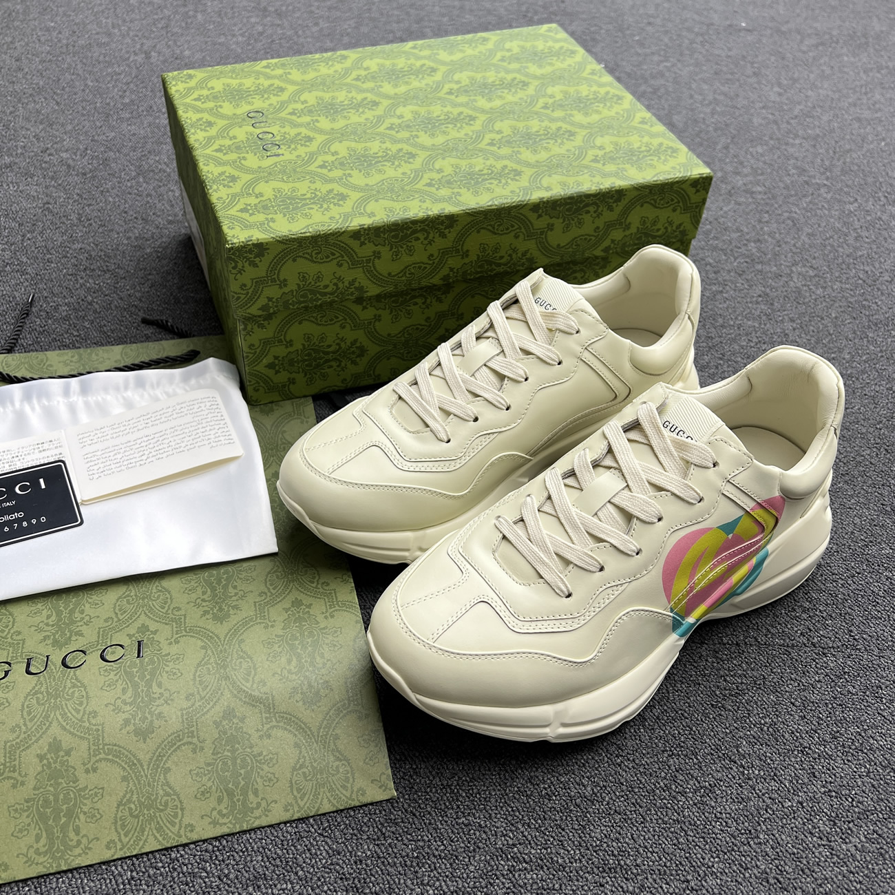 Gucci Rhyton Gg Logo W 386750 A3830 1818 (4) - www.kitistry.com