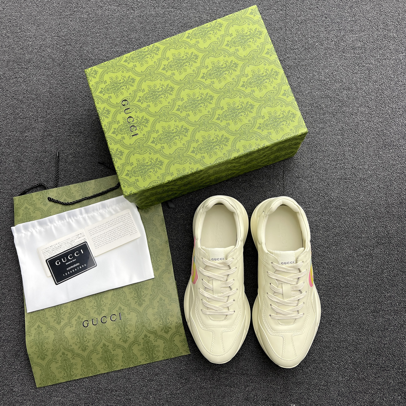 Gucci Rhyton Gg Logo W 386750 A3830 1818 (6) - www.kitistry.com