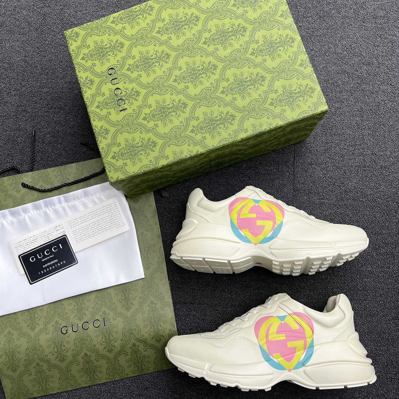 Gucci Rhyton Gg Logo W 386750 A3830 1818 (7) - www.kitistry.com