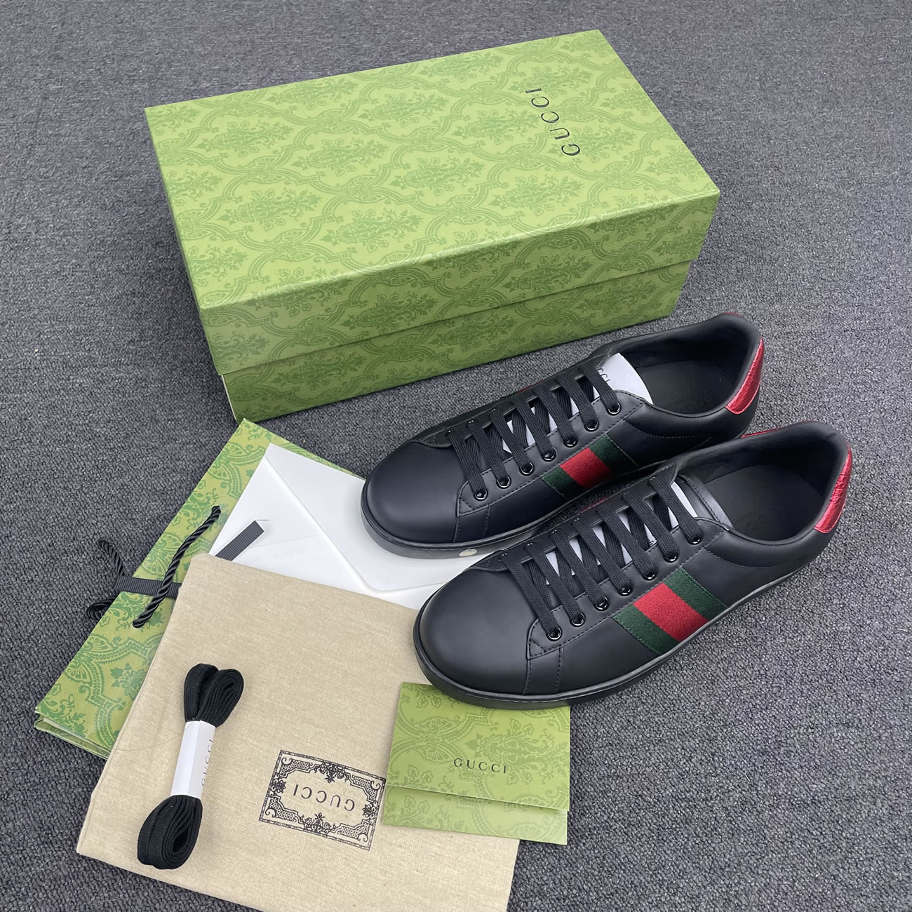 Gucci Ace Leather Black 386750 02jr0 1078 (6) - www.kitistry.com Gucci Ace Leather Black 386750 02jr0 1078 (6) - www.kitistry.com