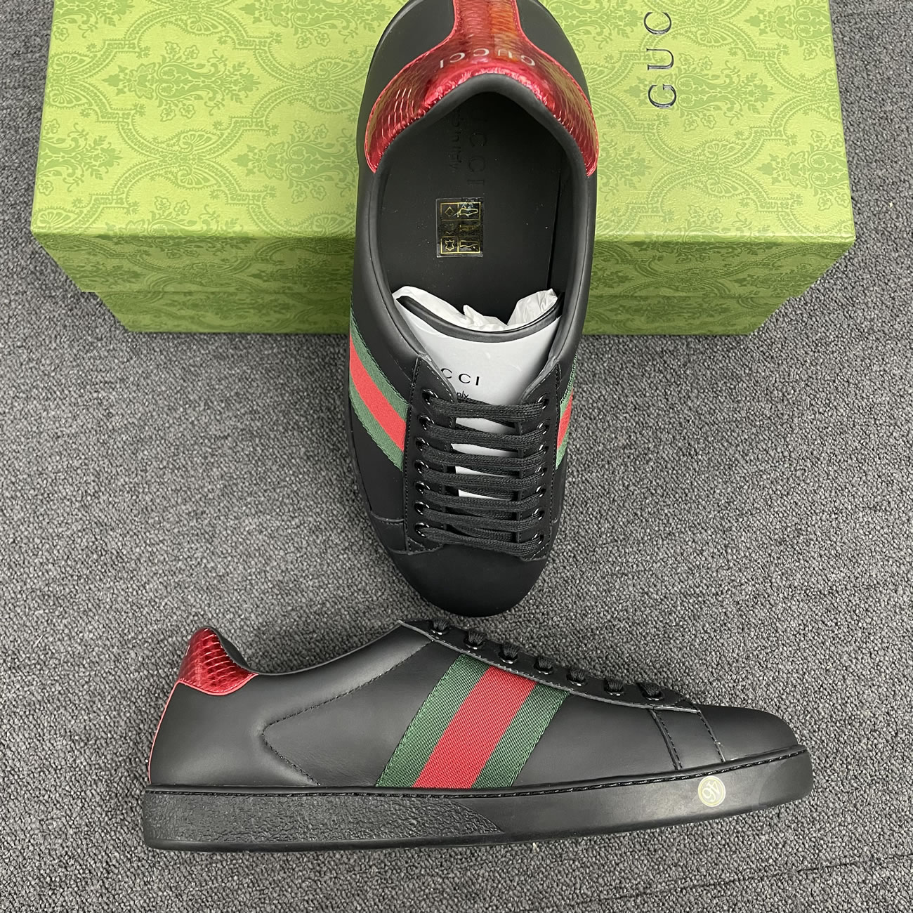 Gucci Ace Leather Black 386750 02jr0 1078 (8) - www.kitistry.com Gucci Ace Leather Black 386750 02jr0 1078 (8) - www.kitistry.com