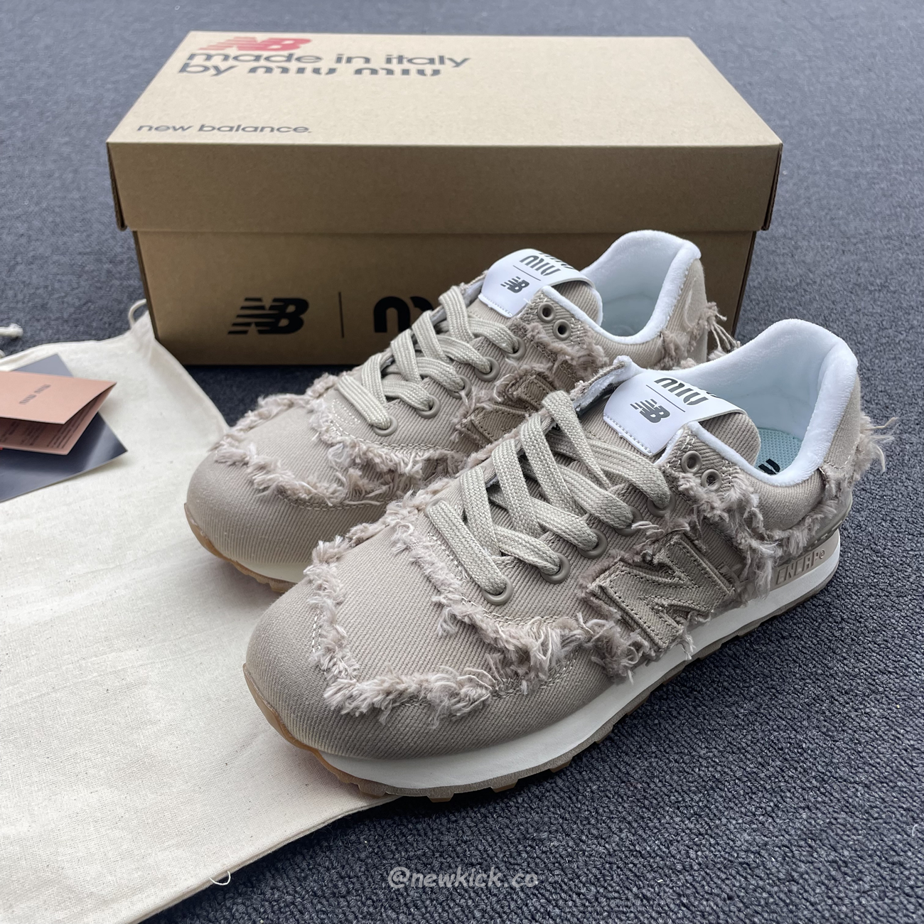 New Balance 574 Miu Miu Denim Colonial Beige (4) - www.kitistry.com