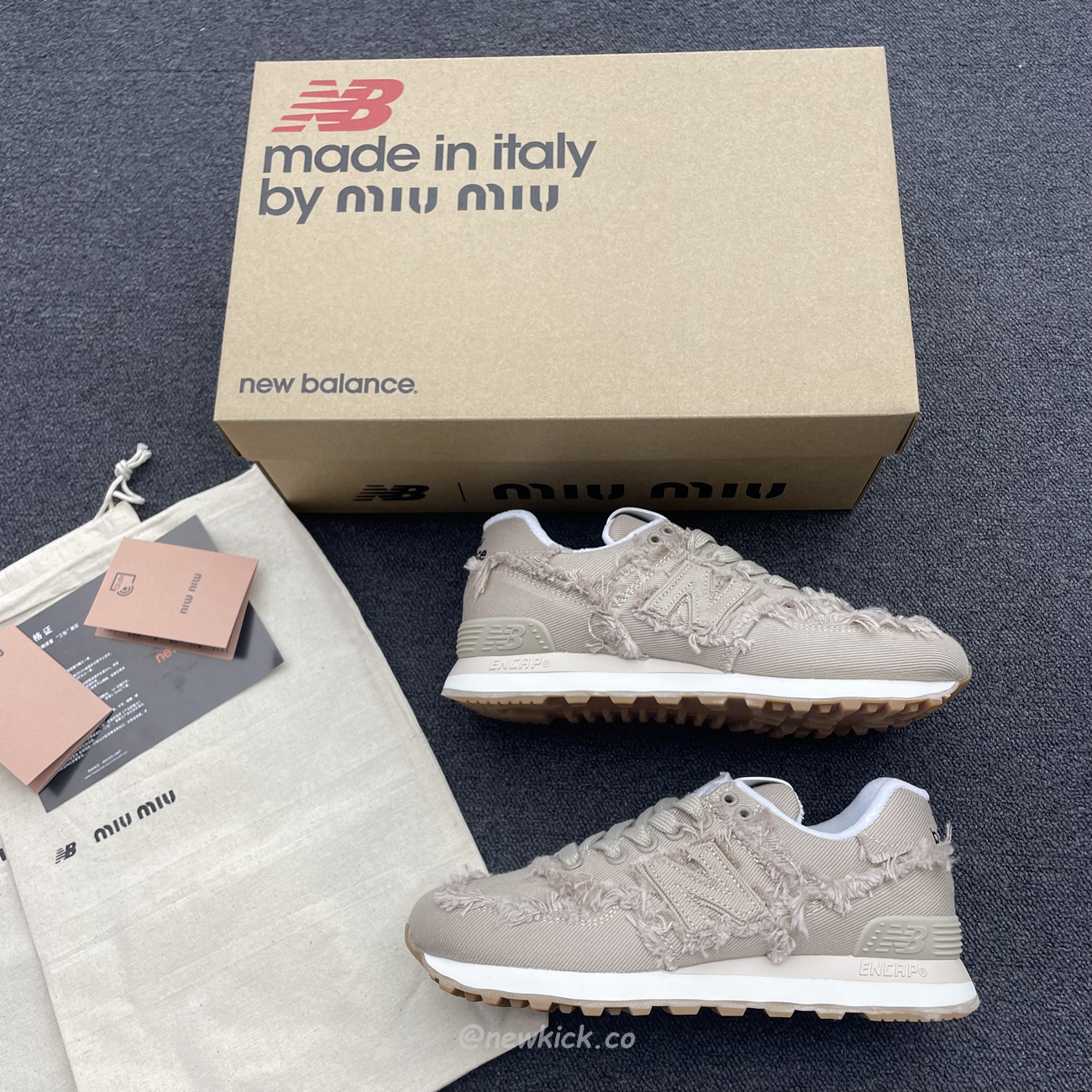 New Balance 574 Miu Miu Denim Colonial Beige (5) - www.kitistry.com