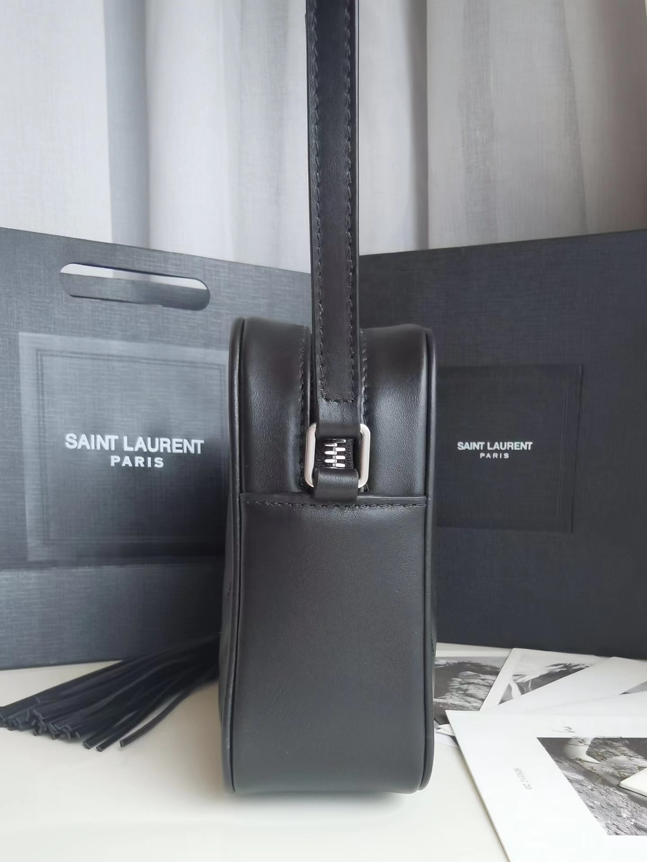 Saint Laurent Lou Crossbody Bag Quilted Black 612544dv7041242 (2) - www.kitistry.com Saint Laurent Lou Crossbody Bag Quilted Black 612544dv7041242 (2) - www.kitistry.com