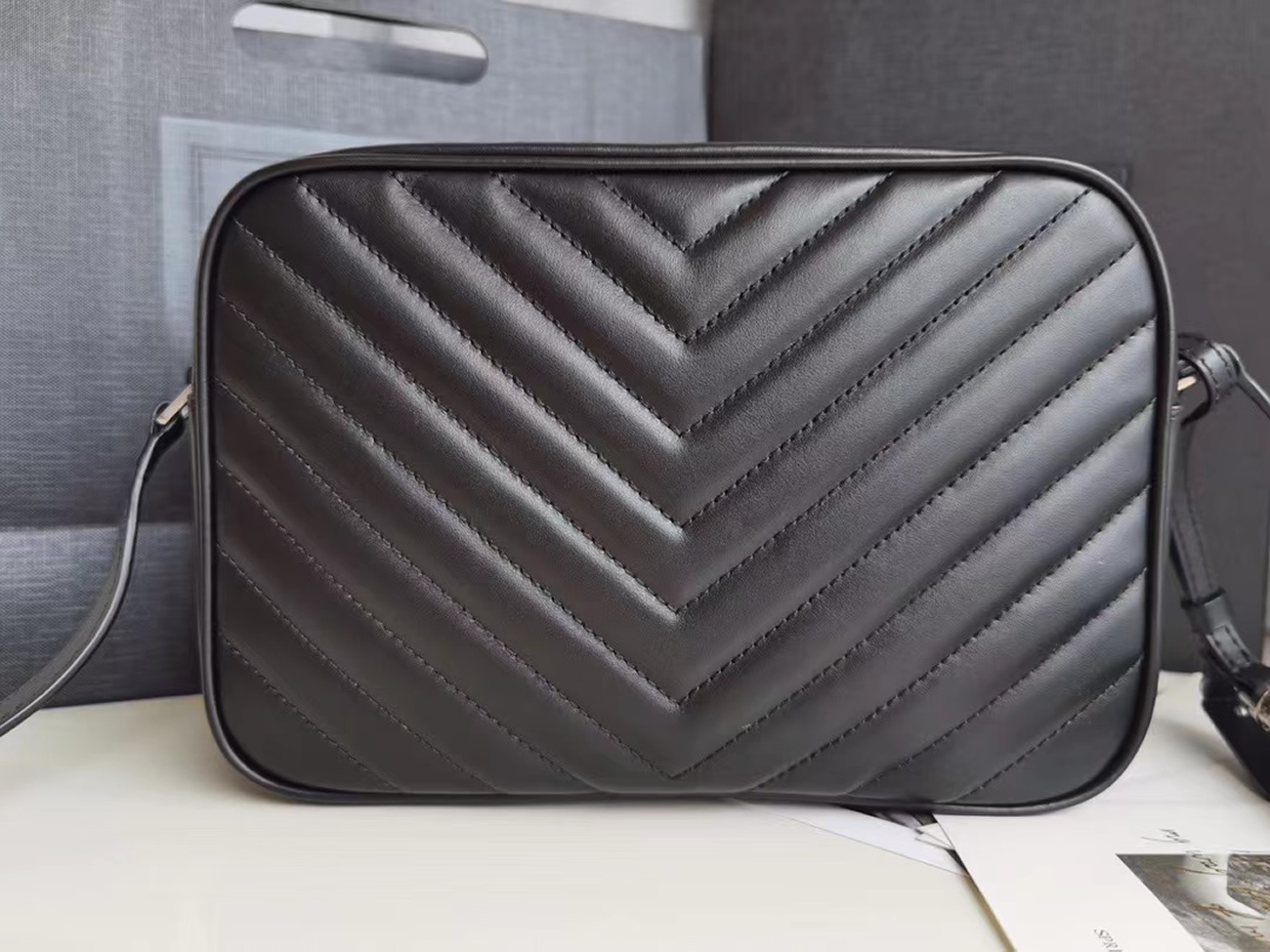 Saint Laurent Lou Crossbody Bag Quilted Black 612544dv7041242 (7) - www.kitistry.com Saint Laurent Lou Crossbody Bag Quilted Black 612544dv7041242 (7) - www.kitistry.com