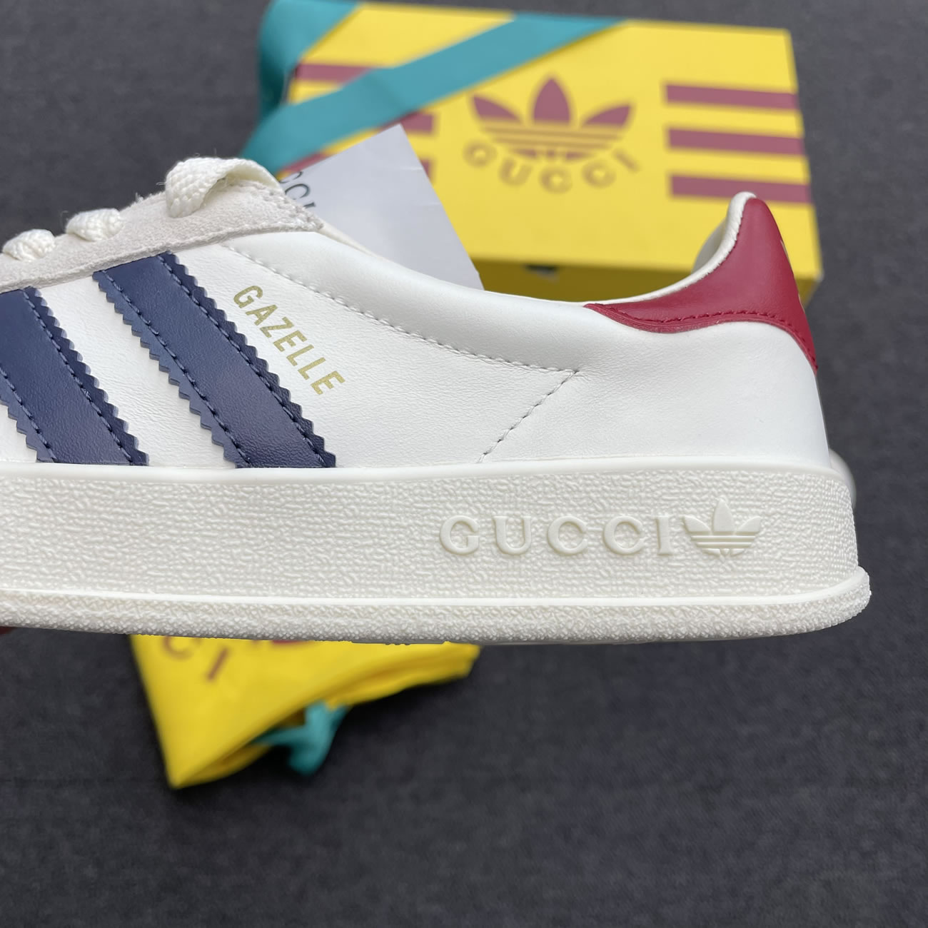 Adidas X Gucci Gazelle White 707847utt109060 (8) - www.kitistry.com