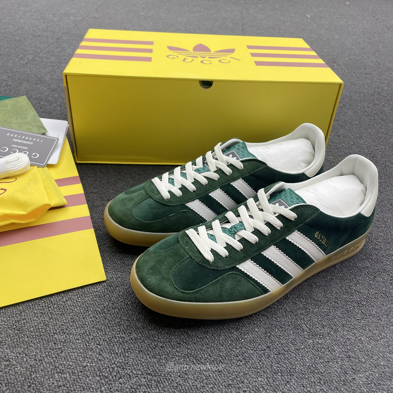 Adidas Gazelle Collegiate Green White Gum 707861utt109060 (2) - www.kitistry.com