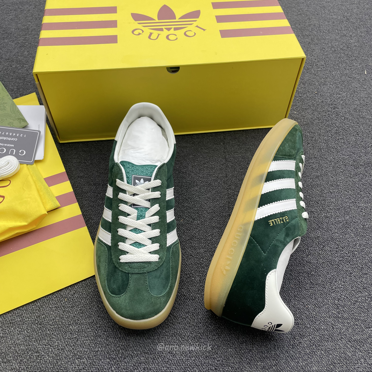 Adidas Gazelle Collegiate Green White Gum 707861utt109060 (3) - www.kitistry.com