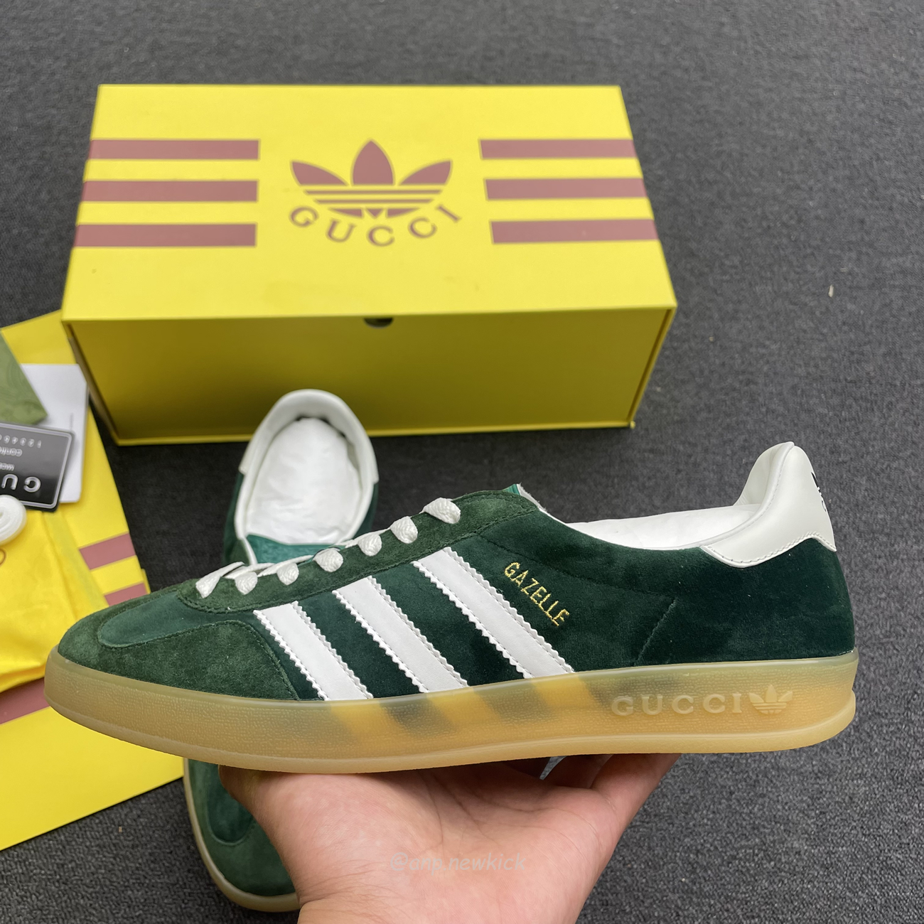 Adidas Gazelle Collegiate Green White Gum 707861utt109060 (6) - www.kitistry.com