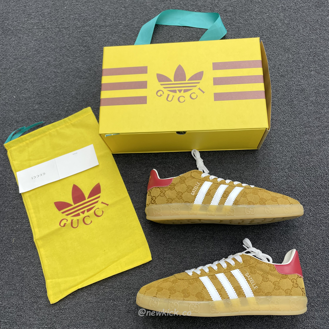 Adidas Gazelle Gucci Original Gg Beige Brown 707868 Uwv20 7162 (8) - www.kitistry.com