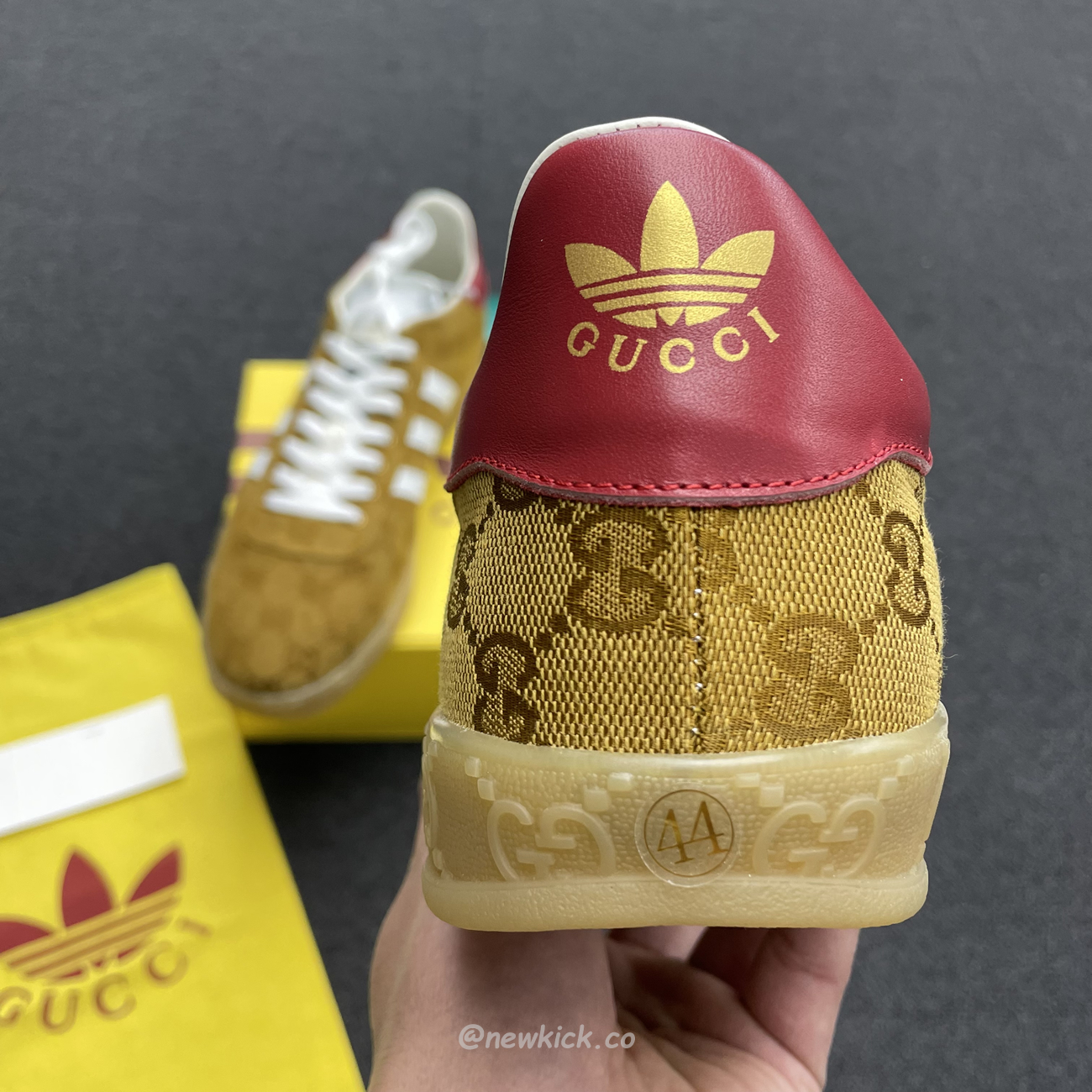Adidas Gazelle Gucci Original Gg Beige Brown 707868 Uwv20 7162 (9) - www.kitistry.com