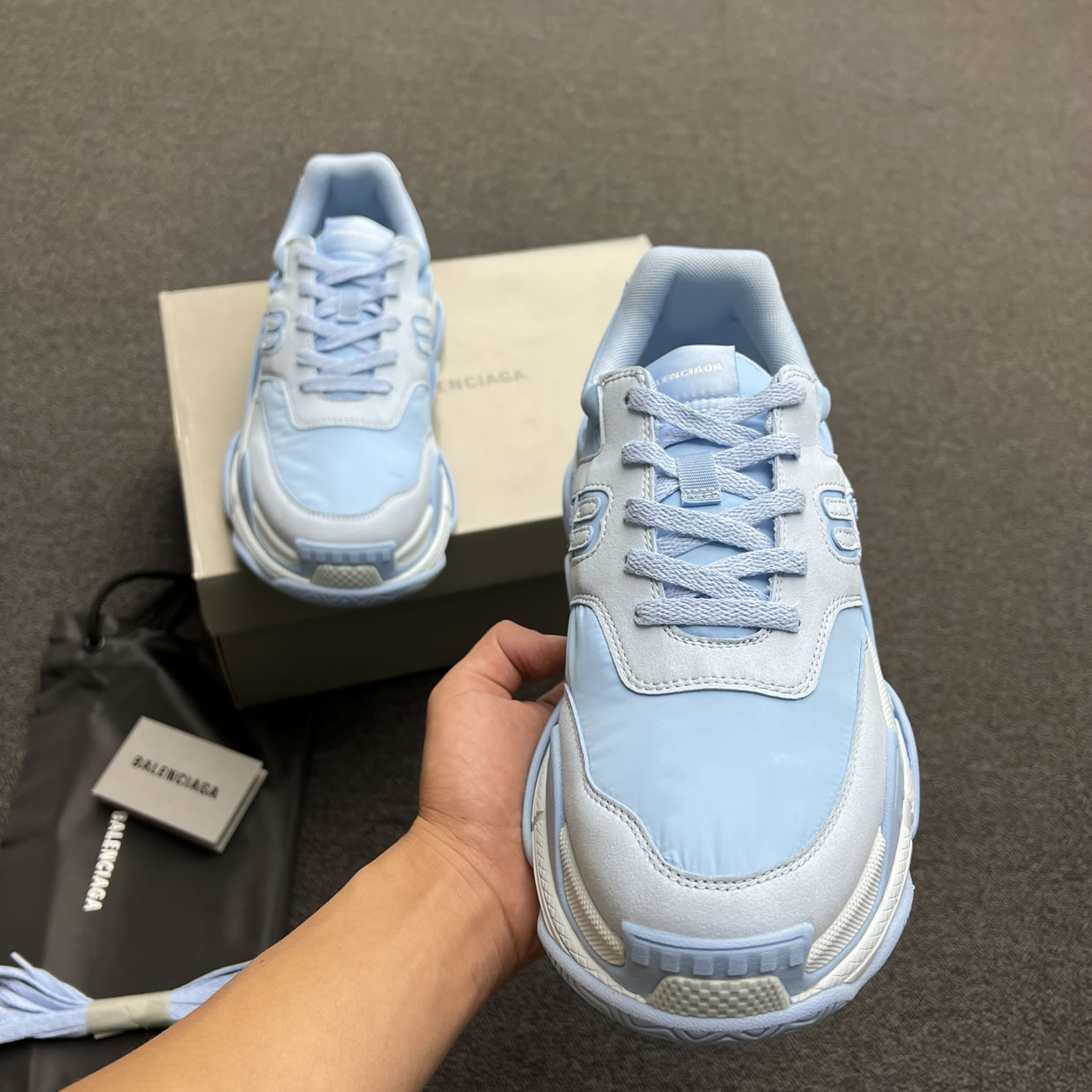 Balenciaga Triple S Nylon Black Bule 710157 W3cu1 1000 (11) - www.kitistry.com Balenciaga Triple S Nylon Black Bule 710157 W3cu1 1000 (11) - www.kitistry.com
