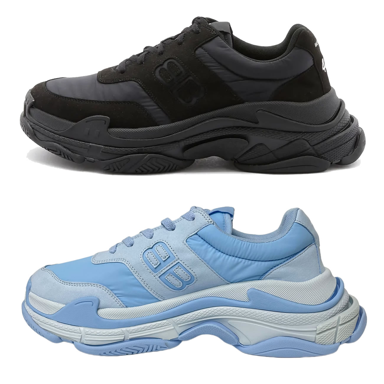 Balenciaga Triple S Nylon Black Bule 710157 W3cu1 1000 (17) - www.kitistry.com Balenciaga Triple S Nylon Black Bule 710157 W3cu1 1000 (17) - www.kitistry.com