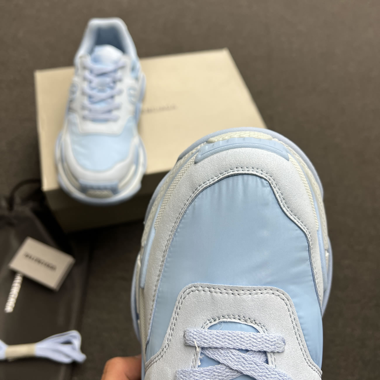 Balenciaga Triple S Nylon Black Bule 710157 W3cu1 1000 (7) - www.kitistry.com Balenciaga Triple S Nylon Black Bule 710157 W3cu1 1000 (7) - www.kitistry.com