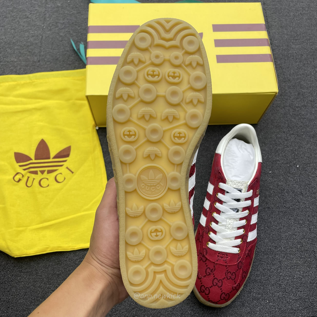 Adidas X Gucci Gazelle Original Gg Red 737967 Faaw3 6451 (3) - www.kitistry.com