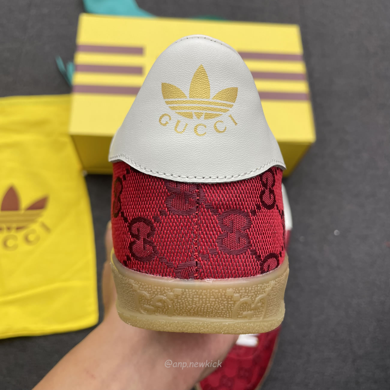 Adidas X Gucci Gazelle Original Gg Red 737967 Faaw3 6451 (5) - www.kitistry.com