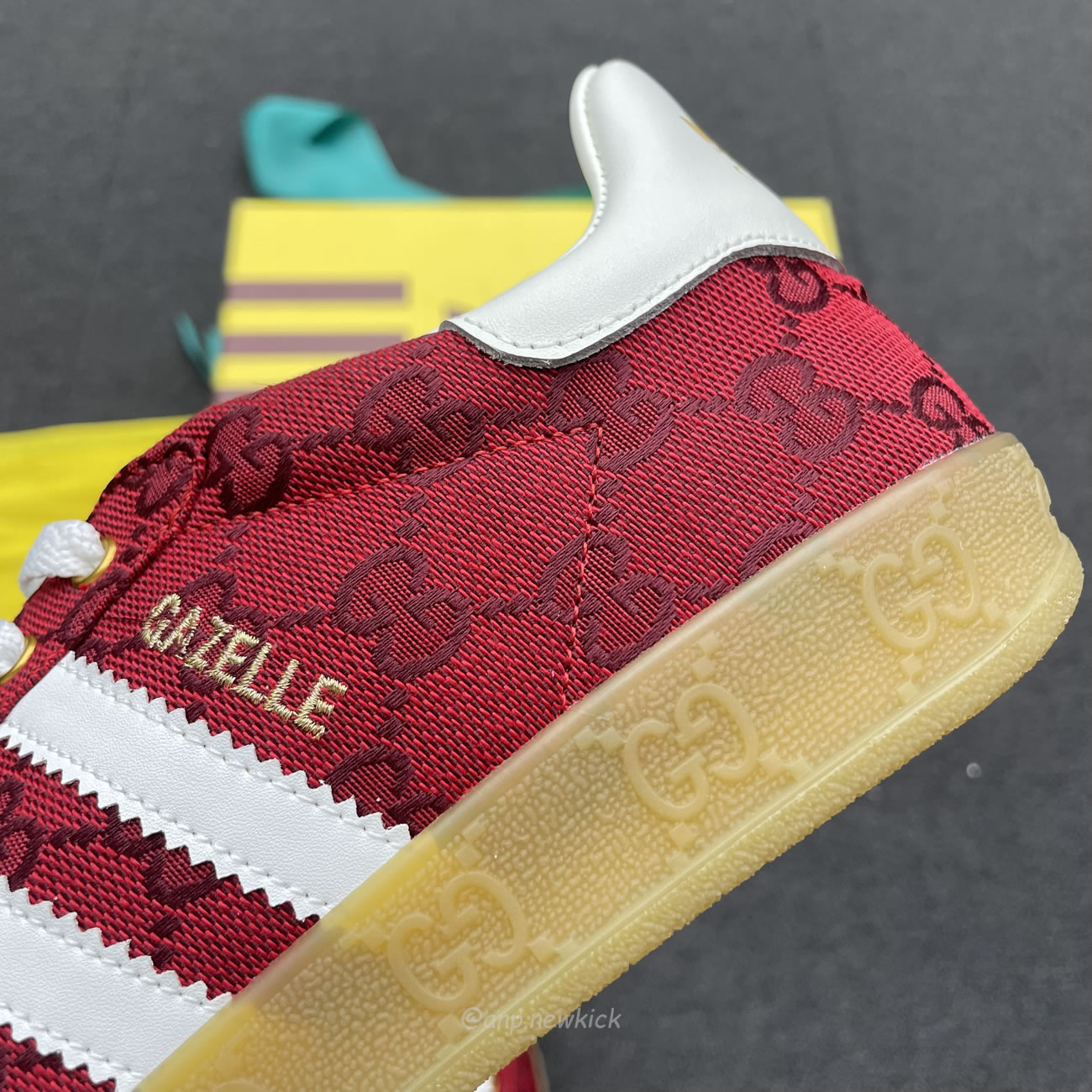 Adidas X Gucci Gazelle Original Gg Red 737967 Faaw3 6451 (8) - www.kitistry.com