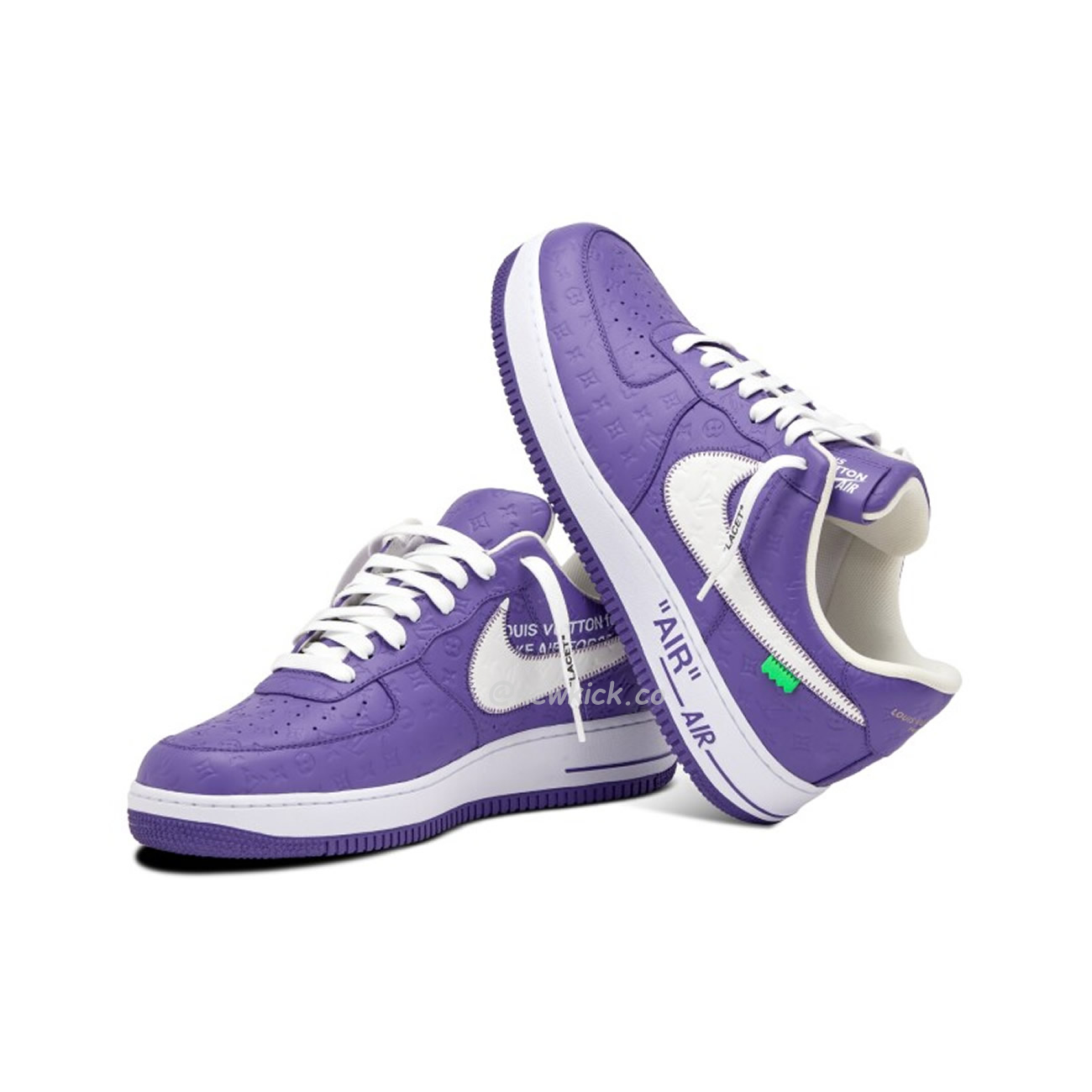 Lv X Nike Air Force 1 Low Purple (10) - www.kitistry.com