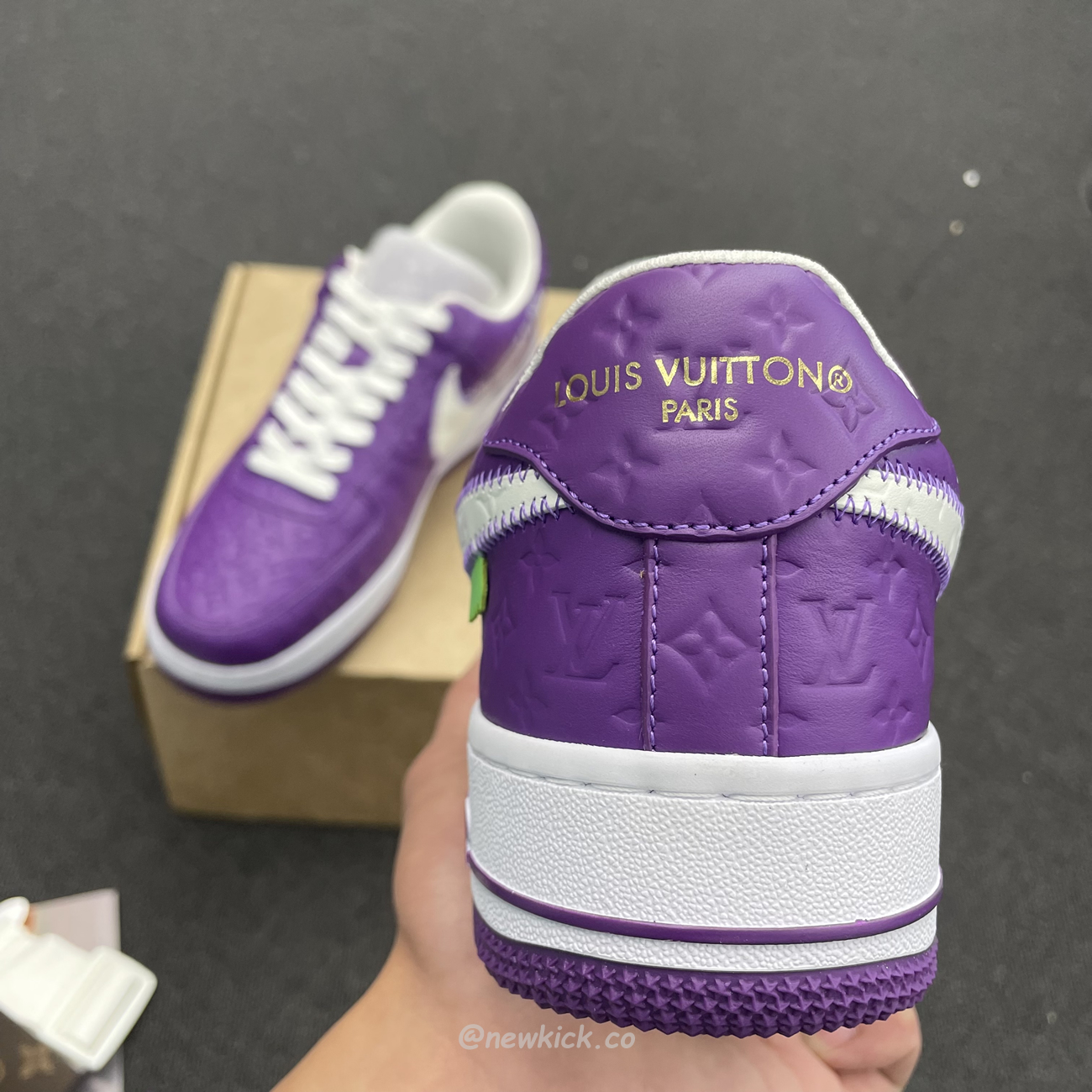 Lv X Nike Air Force 1 Low Purple (4) - www.kitistry.com