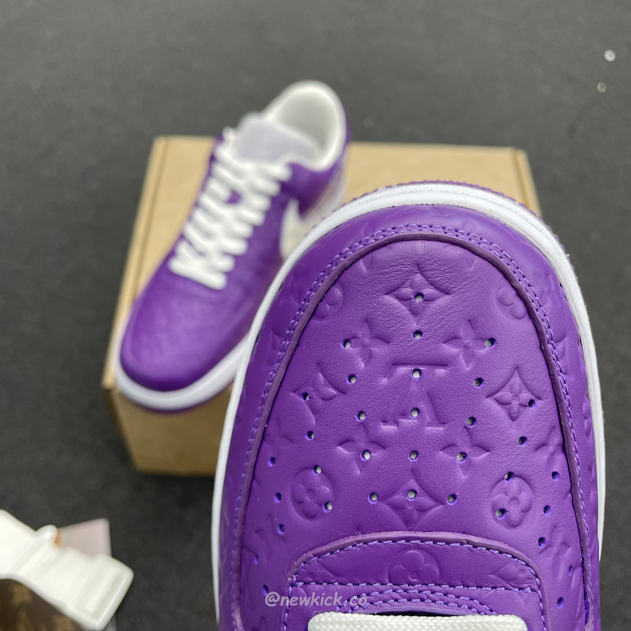Lv X Nike Air Force 1 Low Purple (6) - www.kitistry.com