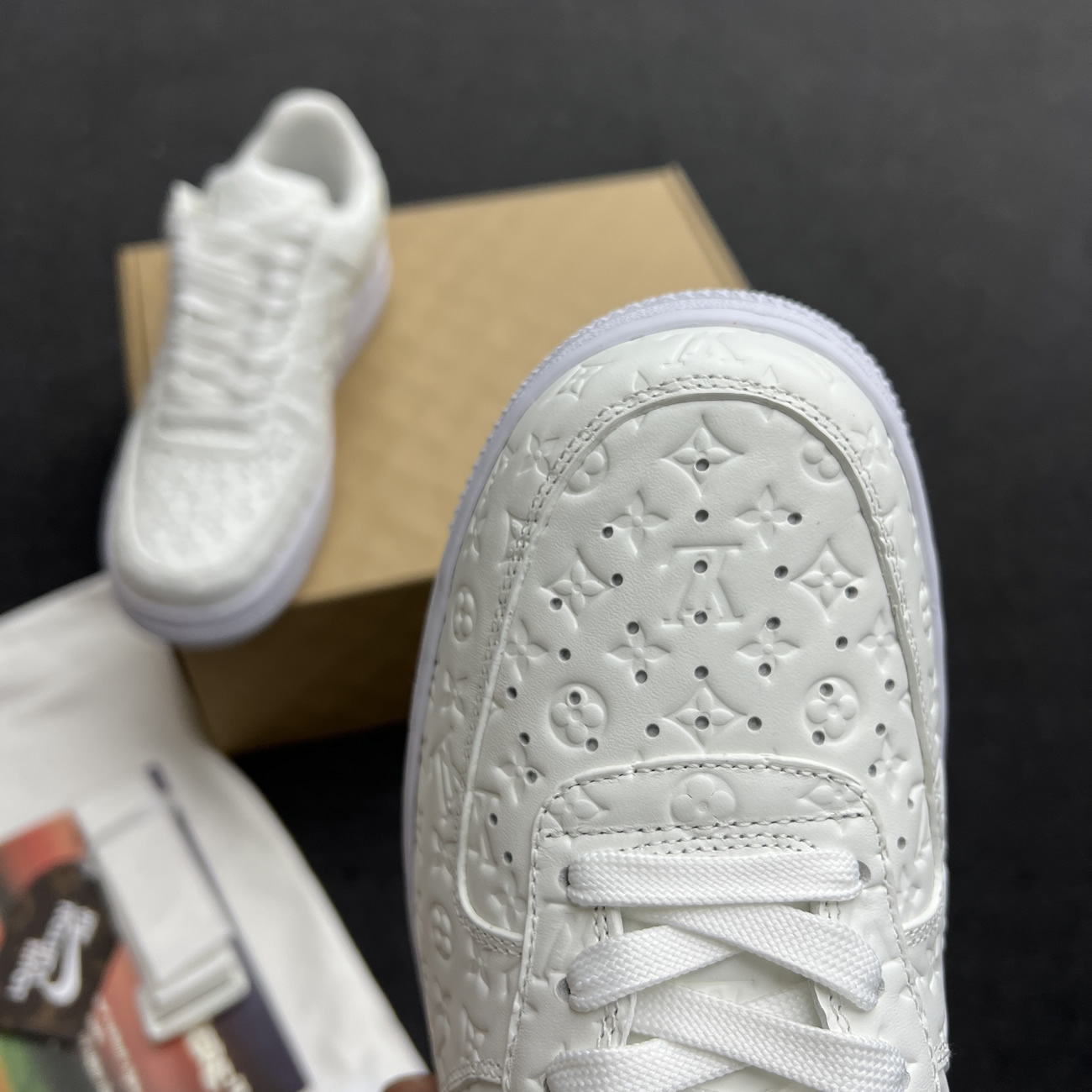 Lv X Nike Air Force 1 Low White Ae5u3bmi61m90 (10) - www.kitistry.com
